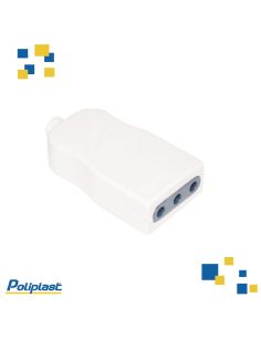 Eletta Presa Volante 10A 250V Biancabliste