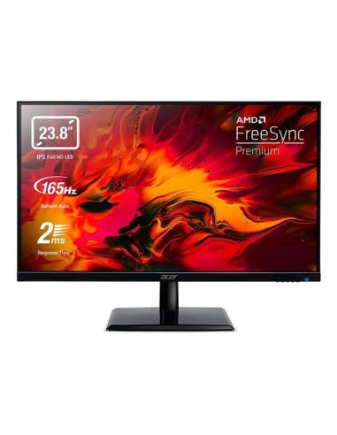 Monitor Acer Gaming Led 23,8 Wide Eg240ypbipx Um.Qe0ee.P07 Ips 1920X1080 2Ms 165Hz 300Cd/M100.000.000:1 Hdmi Dp Black