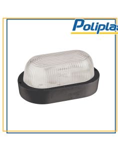 Plafoniera Ovale  E27 60W Doris Nera