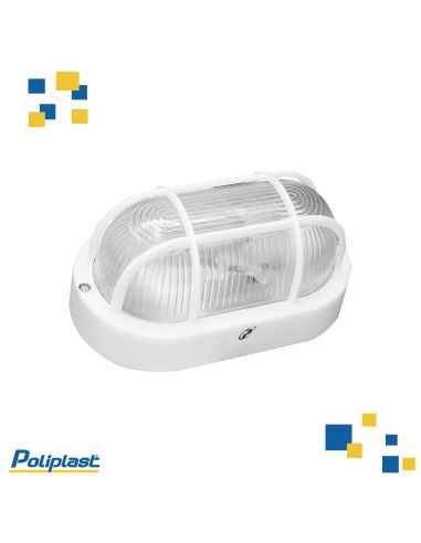 Plafoniera Ovalegabbia E27 60W Gina2