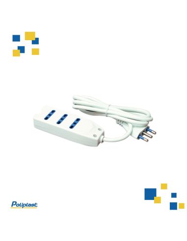 Presa Multipla 3 Uscite 10/16A