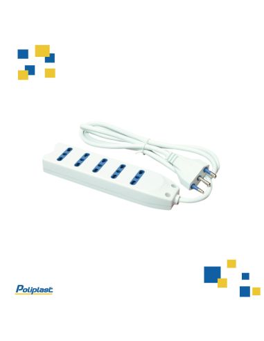Presa Multipla 5 Uscite 10/16A