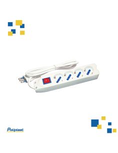 Presa Multipla 4 Uscite 10/16A