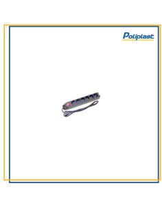 Presa Mult.6  10/16A Schuko Con Int.