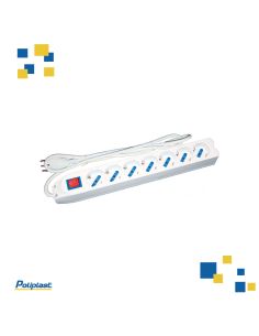 Presa Mult. 7  10/16A Schuko Con Int.