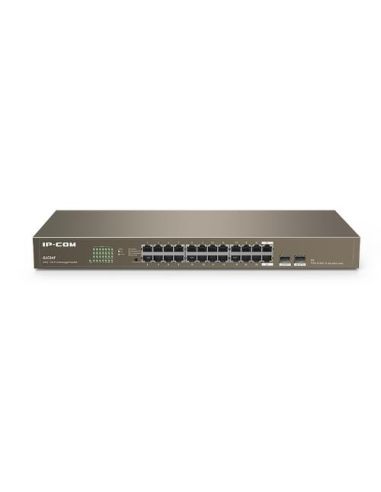 Switch Ip-Com G1024f 24P Gigabit2P Sfp Unmanaged 19-Inch Rack-Mountable Case Metallo Supporta Ieee802.3X Full Duplex