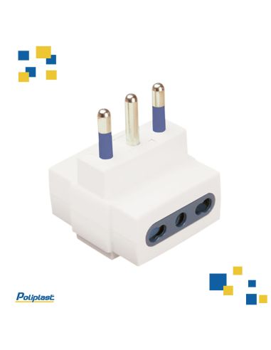 Adatt.Triplo Spina 16A Presa 10/16A
