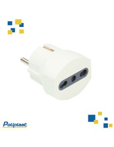 Adattore Italo Tedesco Presa 10/16A