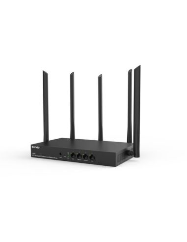 Router Tenda W20e Wirelss Gigabit Load Balance Ac1350 2.4Ghz 11N450mbps,5Ghz 11Ac867 4P Ge,Captive Portal/Server Pppoe,5Ant 5Dbi