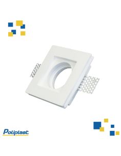 Faretto In Gesso Gu10 102X102x30mm