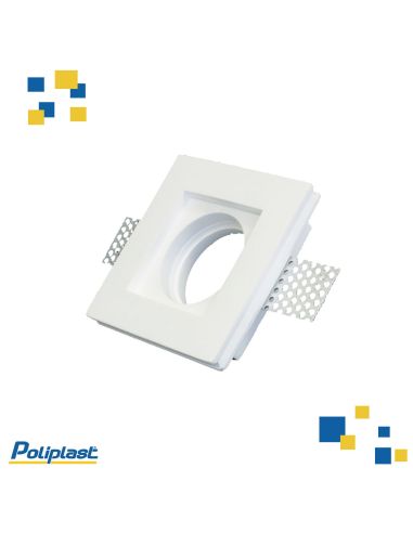 Faretto In Gesso Gu10 102X102x30mm