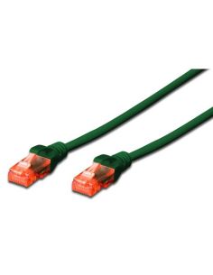 Cavo Rete Digitus Cat.6 Utp Non Schermato Lszh Verde 1Mt