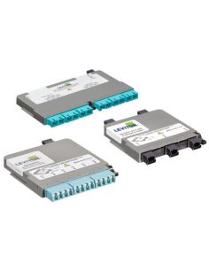 Hdx2 Enterprise Mtp Cassette, (0.50Db), 24-Fiber Om4, Lc Shuttered (Heather Violet) To 2X12-Fiber Mtp (Male), Universal Pola