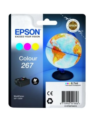 Ink Epson C13t26704010 Globo 3C X Wf-100W Wf-110W