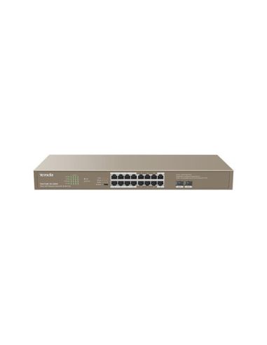 Switch Tenda Teg1118p-16-250W 16P Gigabit 10/100/1000 Base-T Rj45 Poe2 1000M Sfp Cons. Max Porta:30W- Cons. Max Switch 250W
