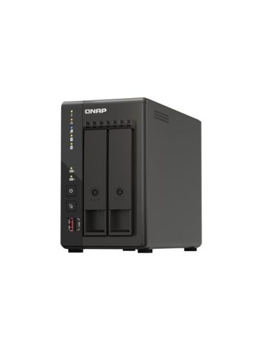 Nas Tower Qnap Ts-253E-8G 2Hd Nohdd 2.5/3.5 Sata 2P 2.5 Gbe 8Gb Ram Ddr4 2Xhdmi Intel Celeron J6412 4Core 2.0Ghz
