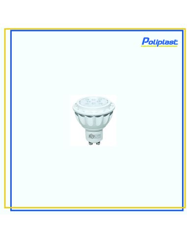 Lampada Led Gu10 7W 3000K 556 Lum.60