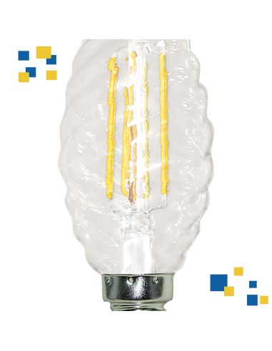 Filamento Tortiglione E14 4W 400Lm 3000K Ch