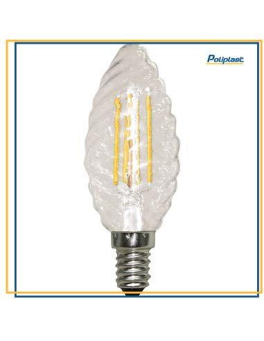 Filamento Tortiglione E14 5W 550Lm 3000K Ch