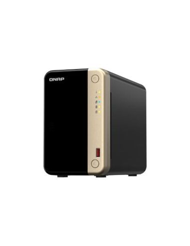 Nas Tower Qnap Ts-264-8G 2X 3,5/2,5  2X Ssd M.2 Pcie 2X 2.5Gbe 8Gb Ram 2X Usb3.2 1X Hdmi Intel Celeron N5105/N5095 4Core