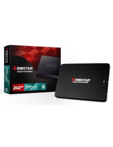 Ssd Biostar 240Gb S100 2.5 Sata3 Read:530Mb/Write:410 Mb/S - Sm120s2e32