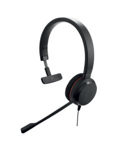 Jabra Evolve 20 Ms Mono Usb, Cancellazione Di Rumore, Connettività Usb Con Tasto Mute, Copriauricolari In Gommapiuma, Certific