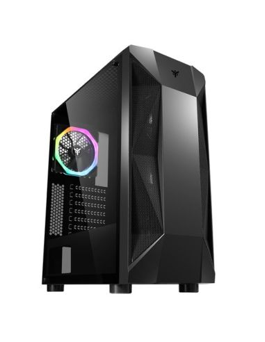 Case Itek M.Tower The Rock Evo Gaming Usb3, 12Cm Fan Argb, Side Temp Glass - Itgcatrk40e