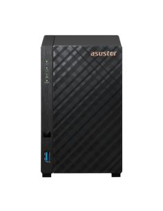 Asustor Nas Tower 2 Bay (3.5''), Realtek Rtd1296, Quad-Core, 1.4Ghz, 1Gb, 2.5Gbe X1, Usb3.2 Gen1 X2, Wow (Wake On Wan).. As1102t