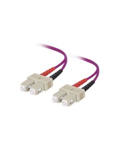Bretella Di Connessione E Permutazione A 2 Fibre Ottiche Multimodali Om4 Connett. Sc-Sc Duplex 2M Guaina Esterna Lszh Iec60332-1