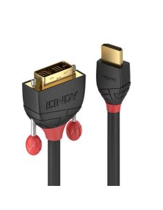 Cavo Adattatore Lindy Hdmi-Dvi-D(181) Black Line M-M 3Mt