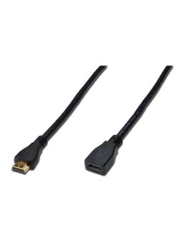 Cavo Prolunga Hdmi Digitus High Speed With Ethernet Connettori Tipo A Maschio/Femmina 5Mt
