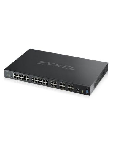 Switch Zyxel Xgs4600-32-Zz0102f Managed L3, 24P Gigabit4P Gigabit Dual4P 10G Sfp Stack Fisico 10Gbe, Rack
