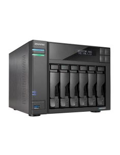 Asustor Nas Tower 6 Bay  4X M.2 Nvme , Intel Celeron N5105 Jasper Lake Quad-Core, 8Gb (16Gb Max) , 2.5 Gbe X 2, .. As6706t