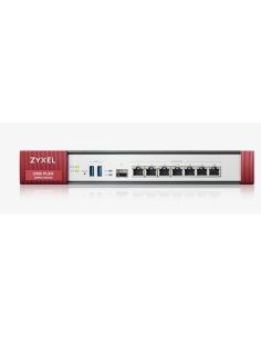 Firewall Zxyel Usgflex Security Gateway 500 Vpn: 300 Ipsec/L2tp, 150 Ssl 7Xopt 1Xwan(Sfp)  Hotspot Opz  1Y Sec Pack X100 Utenti