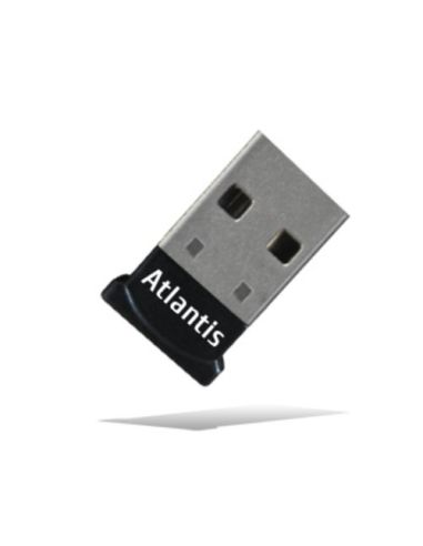 Adattatore Atlantis P008-Usb06h Mini Bluetooth 4.0Edr Classe-2 Connessione Wireless A 2,1Mbps-Supporto Dual Mode Bluetooth 3.0