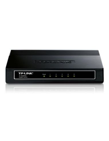 Switch Tp-Link Tl-Sg1005d 5P Lan Gigabit Desktop 10/100/1000Mbps Rj45 Case Plastica