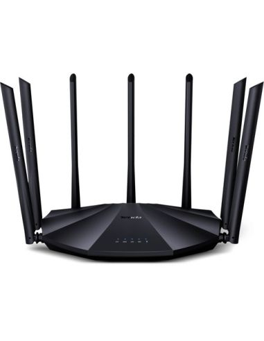 Router Tenda Ac23 Ac2100 Wireless Gigabit Dual Band 1733Mbps A 5Ghz 300Mbps A 2.4Ghz, 1P Ge Wan, 3P Ge Lan, 7Antenne 6Dbi