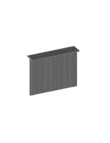 Reception Lineare Con Mensola Legno Sp.25Mm. Aggiungere Coppia Fianchi Terminali Prof.45,5 O Prof. 79. - Bsx0106f Dim.180X33x110