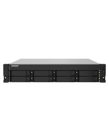 Nas Rack 2U Qnap Ts-832Pxu-4G 8Hd 3,5/2,5Sata6 6Gb/S Nohd 2P 10Gbe Sfp 2P 2.5Gbe 4P Usb3.0 4Gb Ram Ddr4 Al324 4Core 1X250w