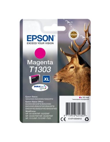 Ink Epson C13t13034012 Magenta Cervo-Taglia Xl X Bx625fwd Wf-7015 Wf-7515 Wf-7525 Wf-3510Dw Wf-3520Dwf Wf-3530Dtwf Wf-3540Dtwf