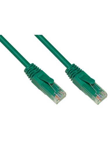 Cavo Rete Link Cat. 6A Non Schermato Utp Awg24 Colore Verde Halogenfree 1,5Mt