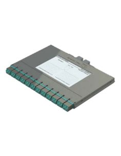 Modulo A Cassetta Revers. Alpha/Beta Hi-Dex Low Loss Lc A 24F Om4 Mm Om4 Con 12 Adatt. Lc Duplex Sul Fronte E 2 Adatt. Mtp Retro