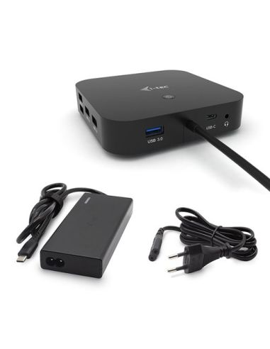 Docking Station I-Tec C31dualdpdockpd65w Usb-C Dual Display With Power Delivery 100W  Charger-C77w