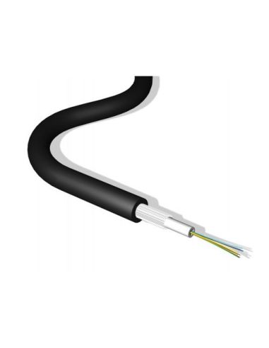 12 Fibre Multimode - Universal Glass Yarn Armoured Unitube - Om3 - Lshf/Lszh - Euroclass Eca - Black