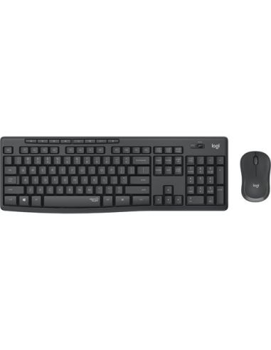 Tastiera LogitechMouse Wireless Desktop Mk295 Silent Combo Usb Grafite 920-009797