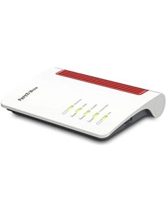 Router Gigabit Fritz! Wireless Box 7530 Ax Wi-Fi 6 2.4Ghz /5Ghz Adsl E Vdsl Fino 300Mbit/S 4P Giga 1P Usb 1 Porta Telefon Analog