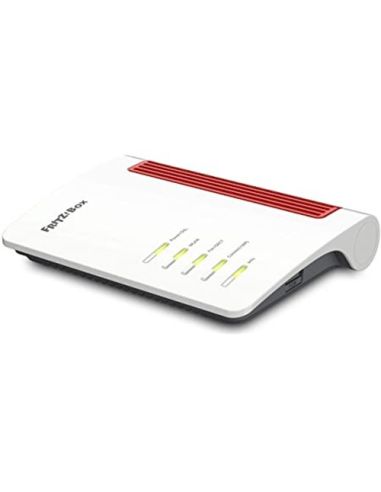 Router Gigabit Fritz! Wireless Box 7530 Ax Wi-Fi 6 2.4Ghz /5Ghz Adsl E Vdsl Fino 300Mbit/S 4P Giga 1P Usb 1 Porta Telefon Analog