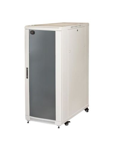 Rack Link 19'' Armadio 27 Unita' (A)1388X(L)600X(P)800 Colore Grigio Porta Vetro Capacità Di Carico 800 Kg