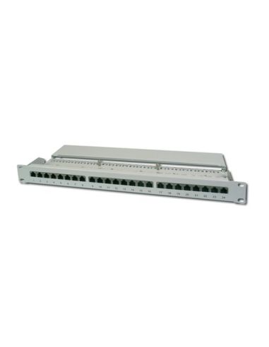 Patch Panel 19 Link Schermato Stp 16 Porte 8 Poli Rj45 Per Reti Categoria 5E - 1 Unita'