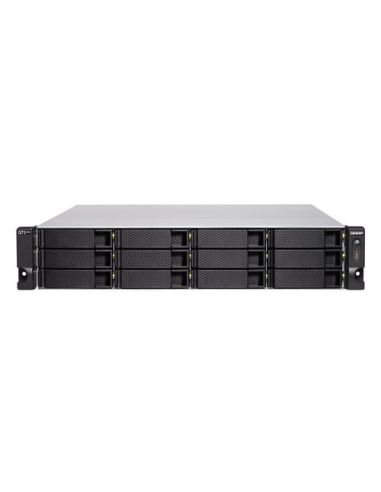 Nas Rack 2U Qnap Ts-H1277xu-Rp-3700X-32G 12Hd 2,5/3.5 Nohdd 2P Gbe 2P 10Gbe Sfp 6P Usb Ram 32Gb Ddr4 Amd Ryzen 7 3700X 2X500w